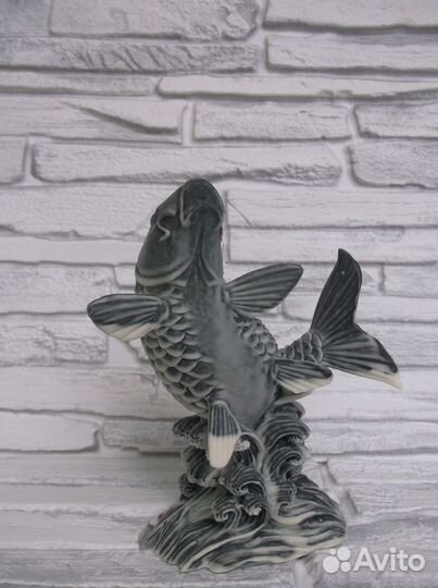 Карп Священный Карп фигурка из камня