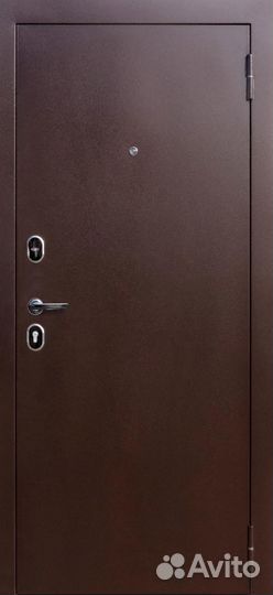 Металлические двери с зеркалом