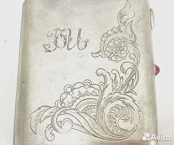 Серебряный портсигар 160 гр. - СССР
