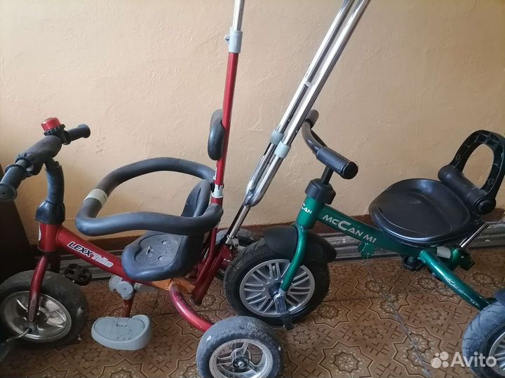 Детский трехколесный велосипед(зелёный)