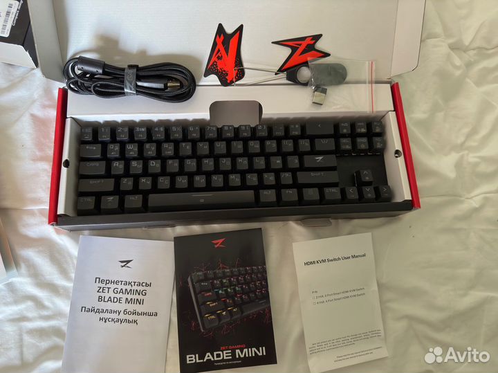 Механическая клавиатура zet gaming blade mini