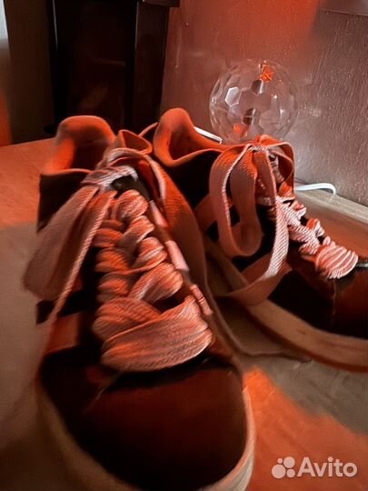 Кроссовки adidas кампус коричнего-розовые