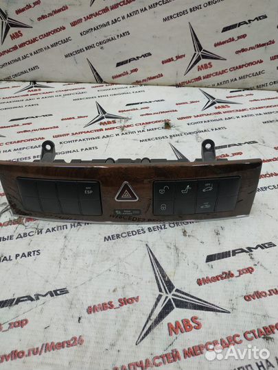 Блок кнопок панели w203 Mercedes рестайл