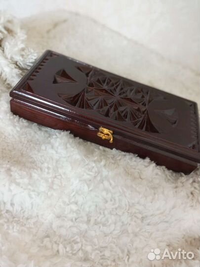 Деревянная шкатулка большая