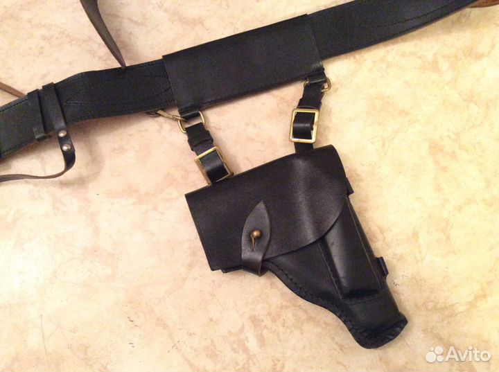 3 размер Новый черный Ремень портупея вмф СССР