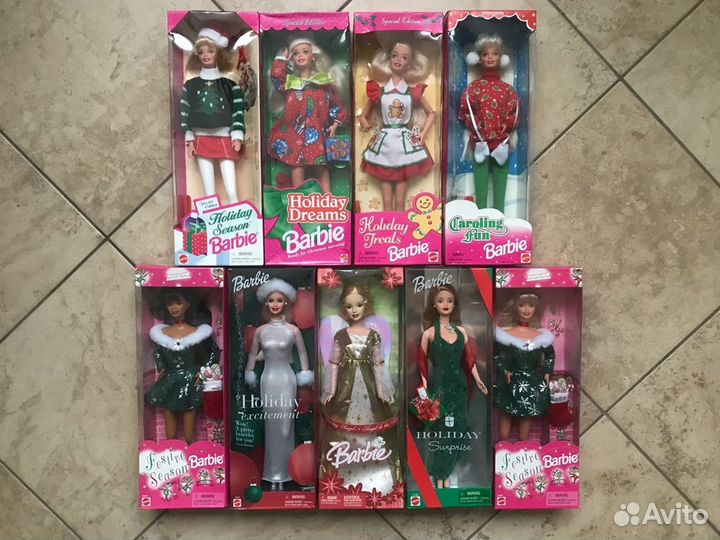 Новогодние Барби 90х, Mattel