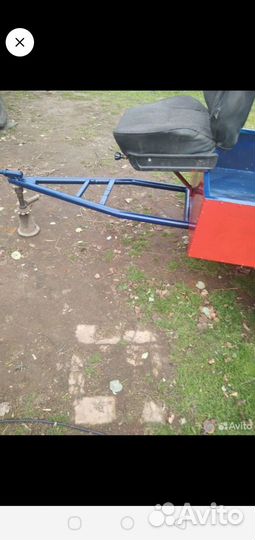 Прицеп для мотоблока самосвальный