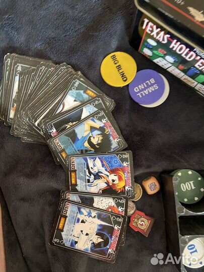 Покерный набор + аниме карты