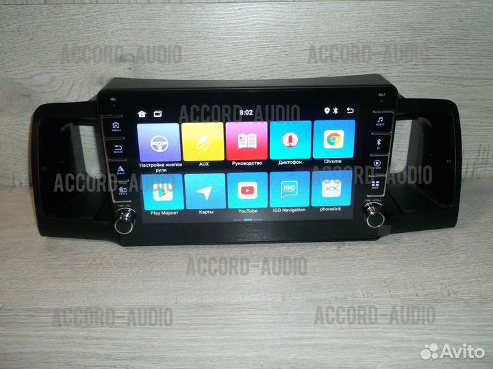 Магнитола Toyota Corolla e120 Android крутилки