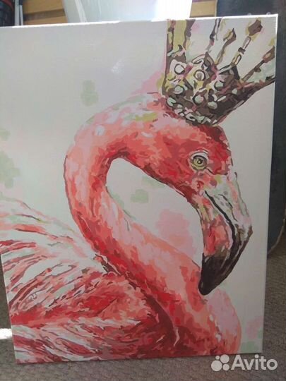 Розовый фламинго