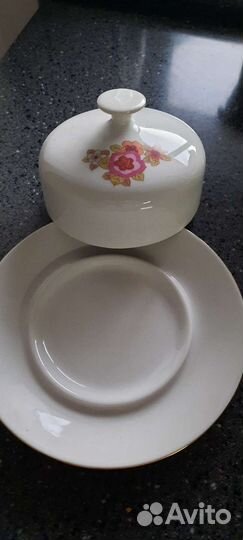 Масленка фарфор гдр