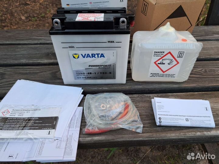 Аккумулятор для мото Varta 12n9-4b-1 (yb9-b)