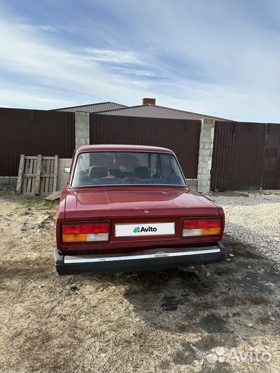 ВАЗ 2107 1.6 МТ, 2008, 6 542 км