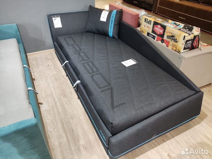 Подростковая кровать карбон