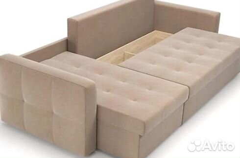 Угловой Диван-Еврокнижка с механизмом Тик-Так