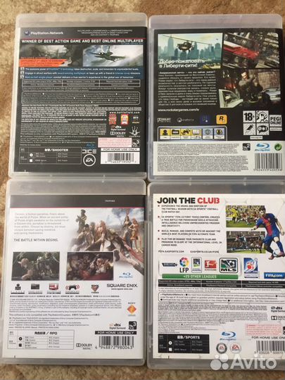 Игры для приставки PS 3