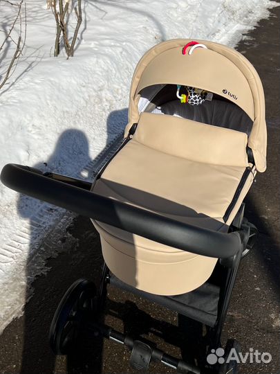 Коляска 2 в 1 эко кожа