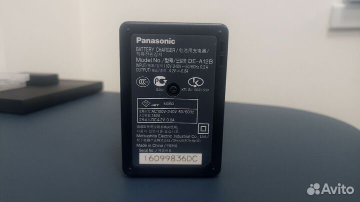 Зарядное устройство Panasonic DE-A12B