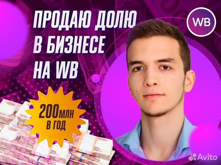 Доля в бизнесе на Wildberries с оборотом 240 млн.р