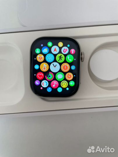 Часы apple watch 8 45 mm silver