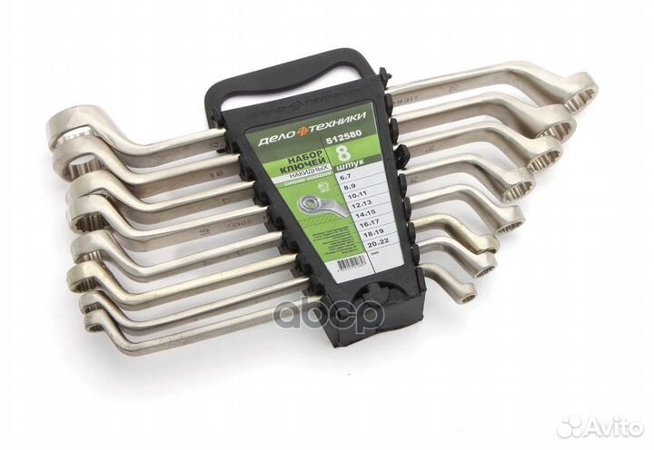 Набор накидных ключей 8шт Дело техники 512580