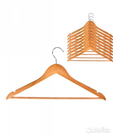 Вешалка для одежды деревянная