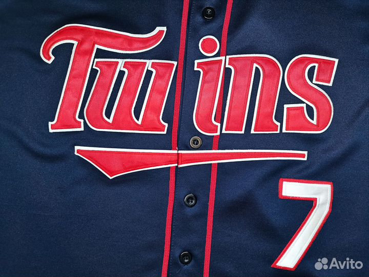 Джерси Бейсбольная Minnesota Twins Joe Mauer