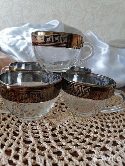 Бокалы для шампанского Luminarc. Чашки чай, кофе