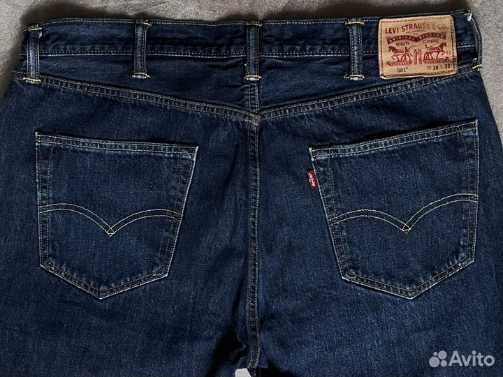 Джинсы levis 501 синие 38