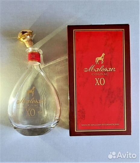 Malesan XO Бутылка и Коробка от Коньяка 0,7л