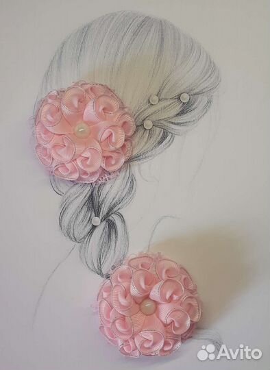 Школьные бантики, бантики ручной работы