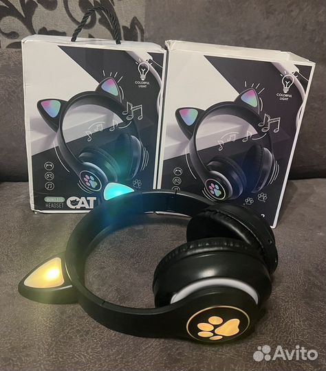 Наушники беспроводные детские с ушками,нов