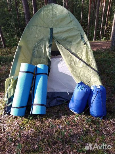 Аренда палатки, коврики, спальные мешки