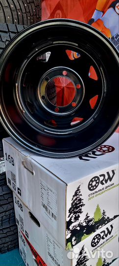 Диск колесный 6x139.7, 16x8, ET-25, цо 110, черный