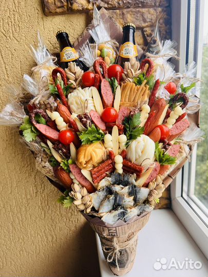 Мужские букеты съедобные