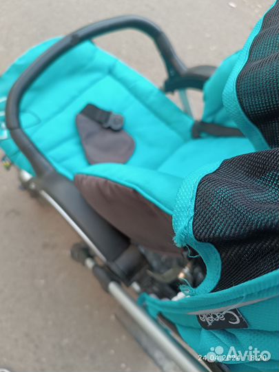 Коляска Capella Qbix + дождевик