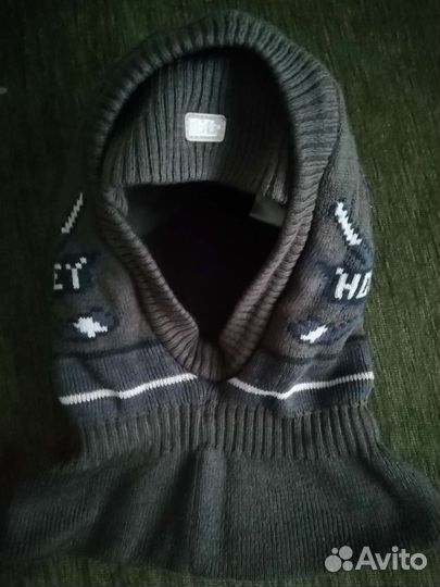 Шапка шлем для мальчика