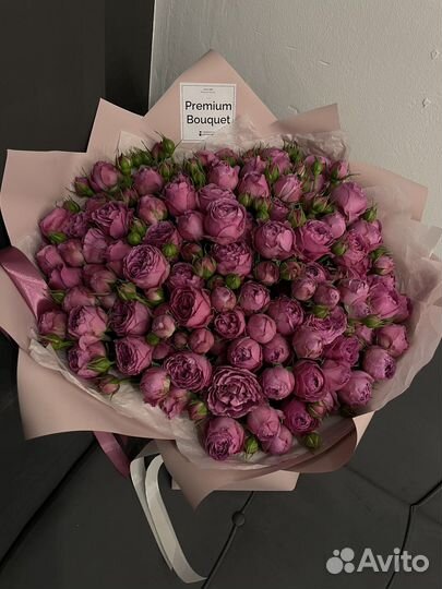 Кустовые пионовидные розы