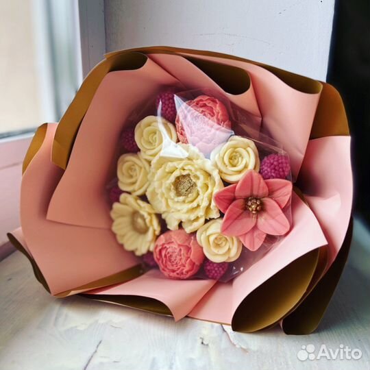 Шоколадные цветы