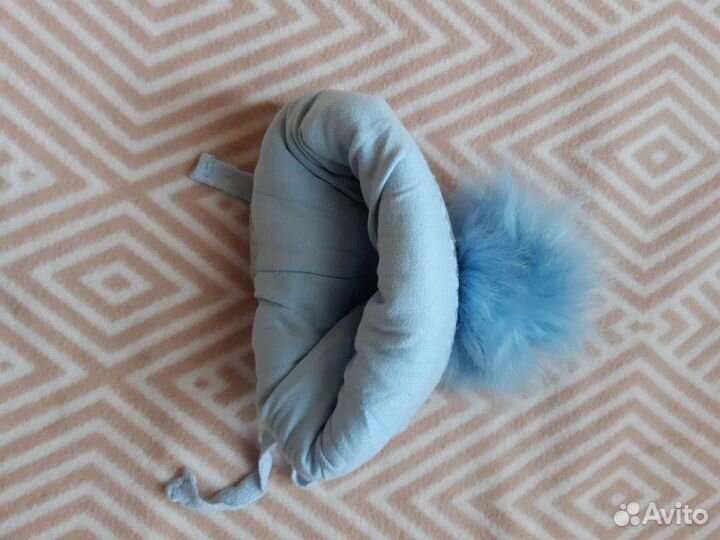 Шапка, снуд, варежки зимние на 1-1,5 года