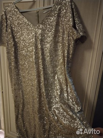 Платье пайетки George 54-56