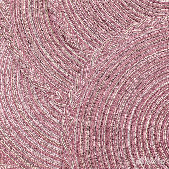 Салфетки круглые для стола, 4 шт плетеные