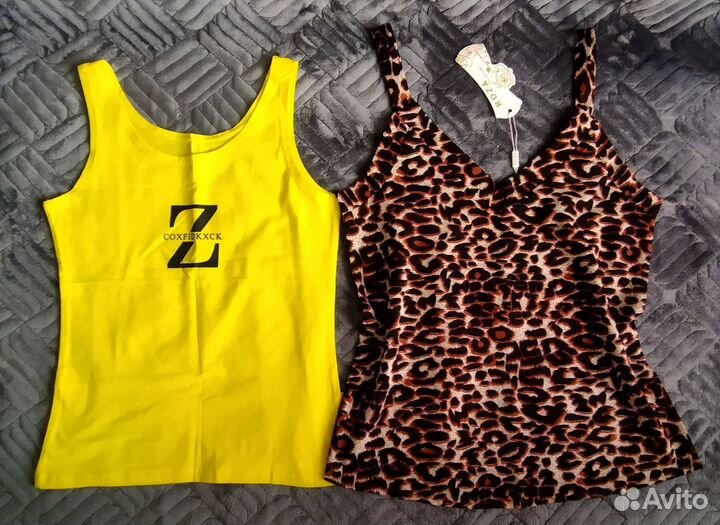 Майка и топ новые 42-44, цена за 2