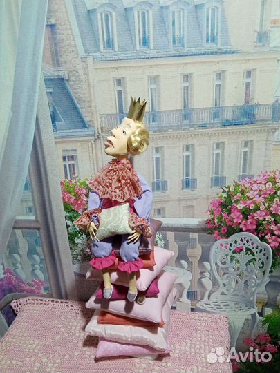 Принцесса на горошине,стилизованная кукла