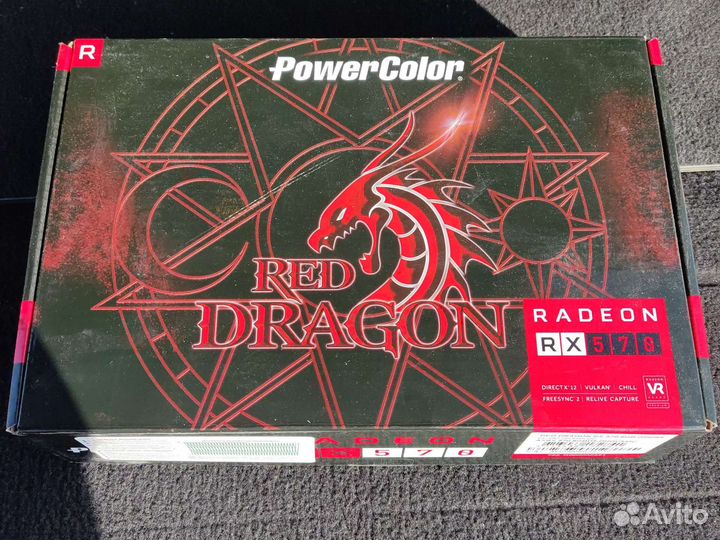 Видеокарта rx570 8gb Radeon power color