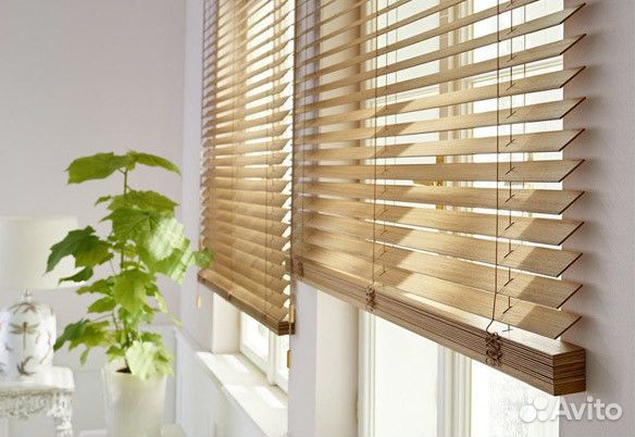 Жалюзи из дерева / бамбука