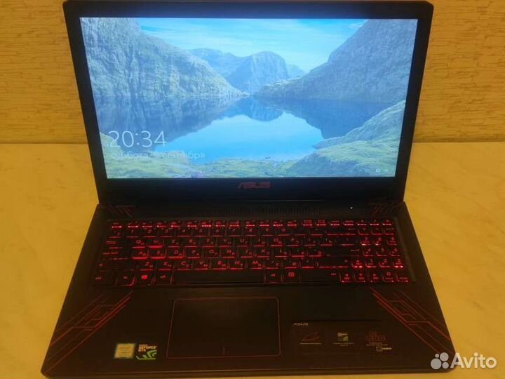 Игровой ноутбук asus fx570ud-dm191t