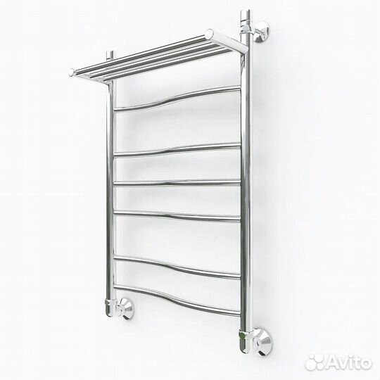 Полотенцесушитель водяной VGA–8 с верхней полкой