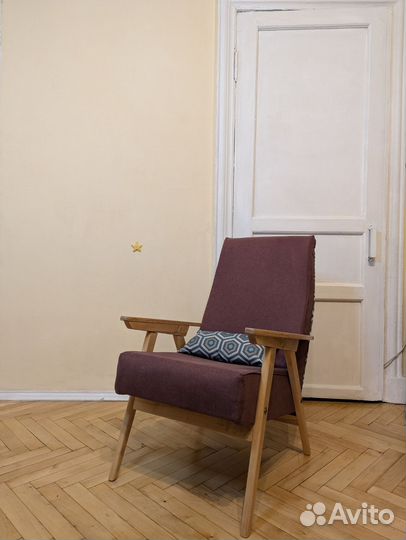 Кресло циркуль СССР после реставрации