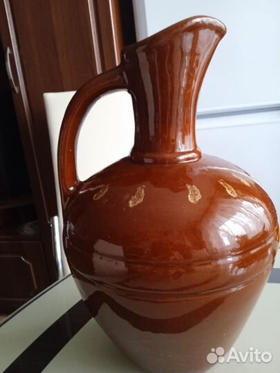 Кувшин глиняный ручной работы